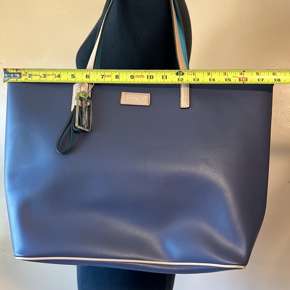 Coach Park Metro Large Leather Tote Bag - Picture 12 of 15